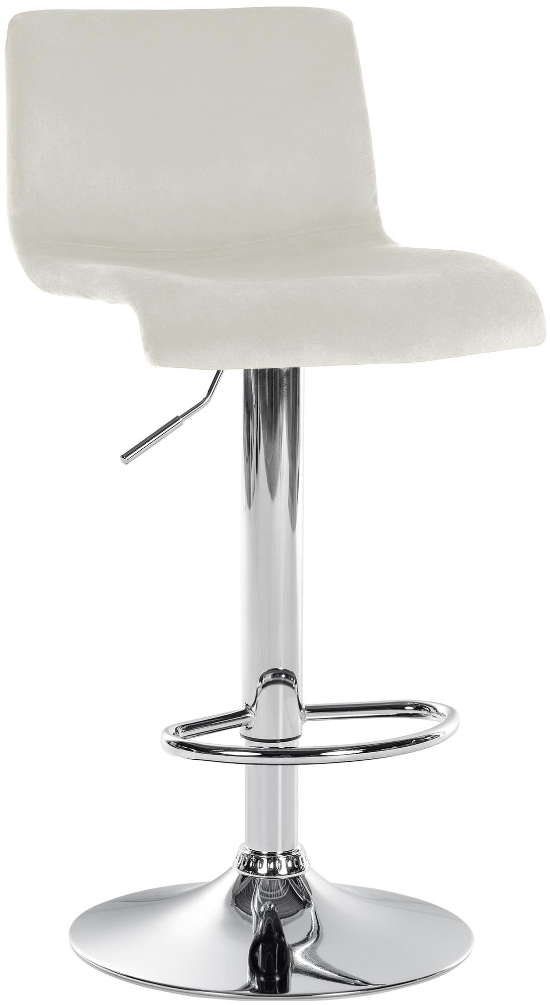 Hover velvet bar stool