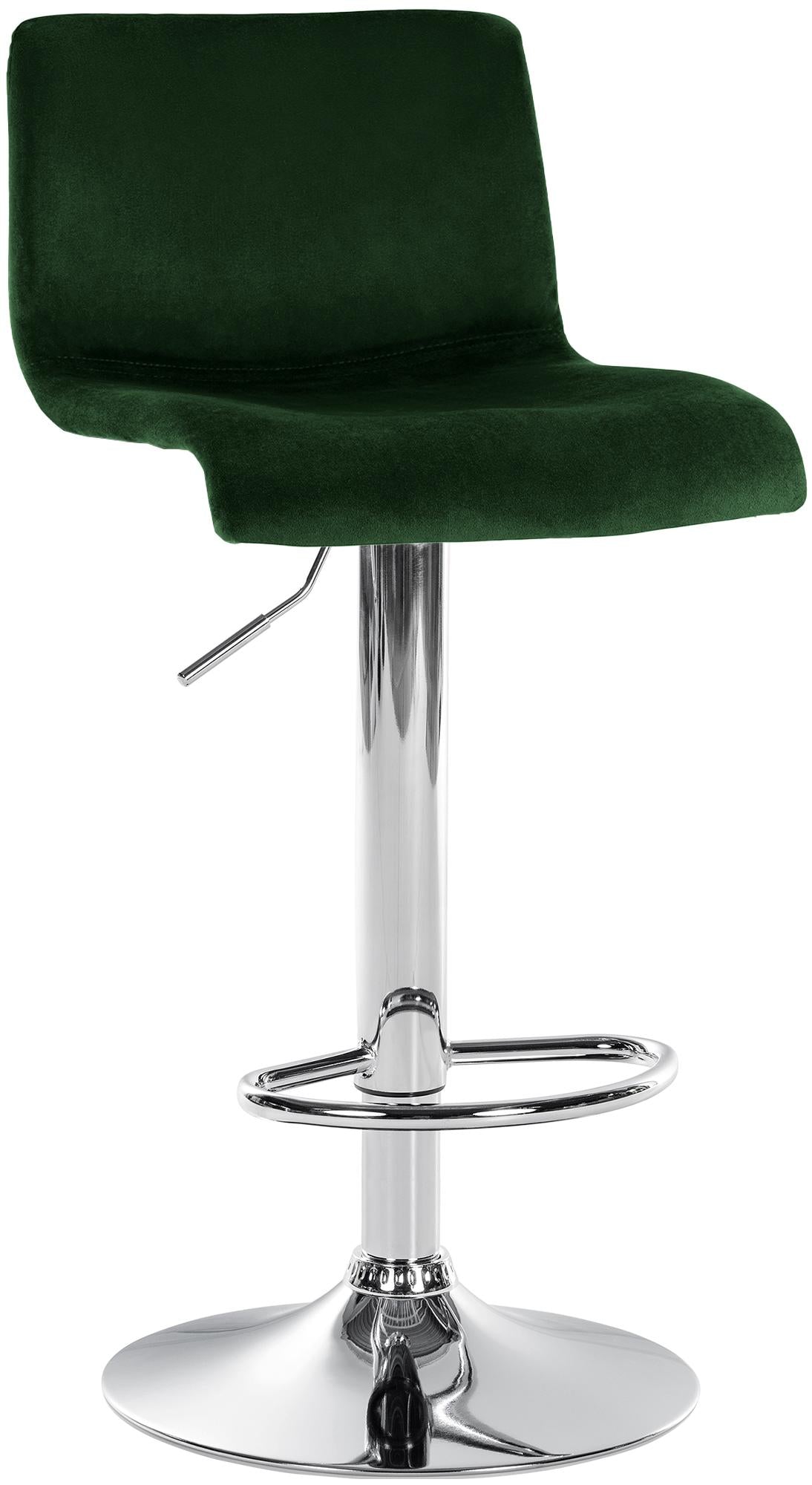 Hover velvet bar stool