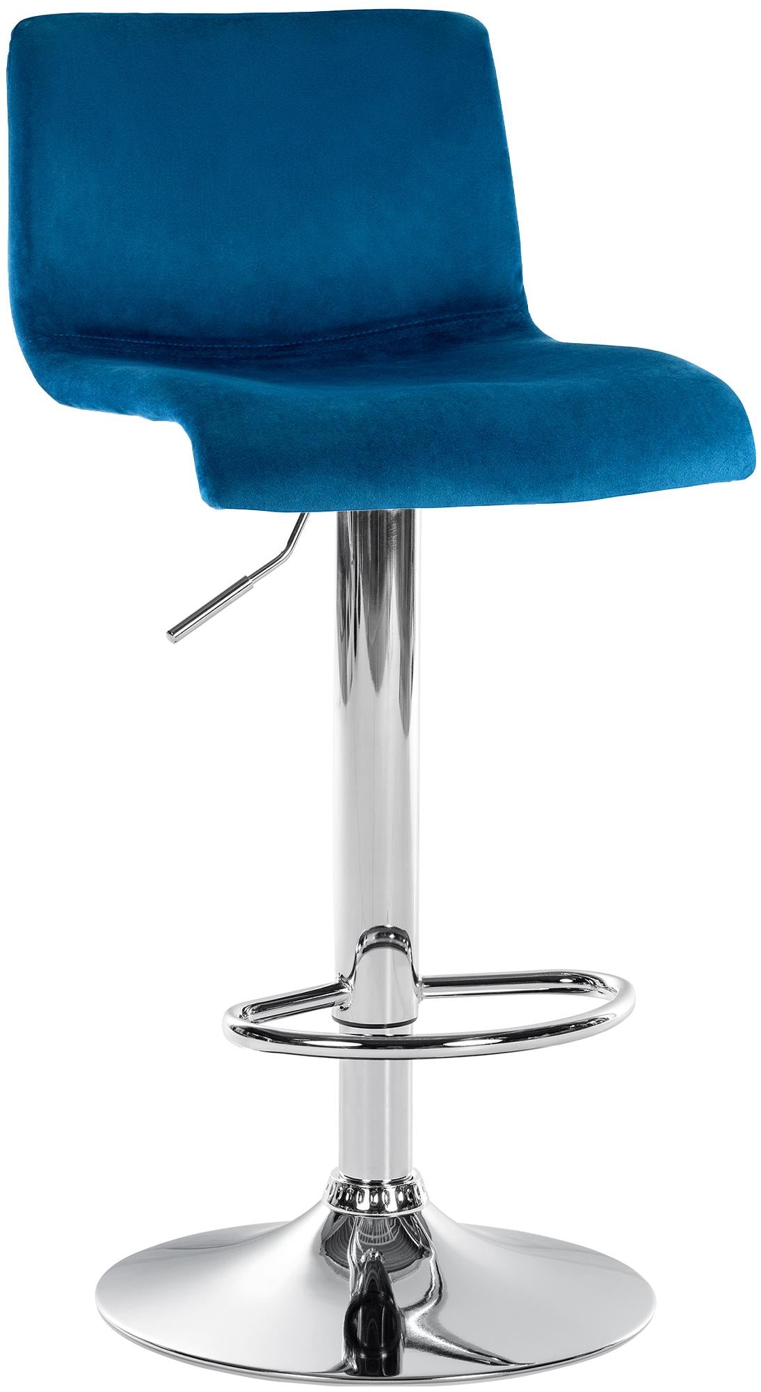 Hover velvet bar stool