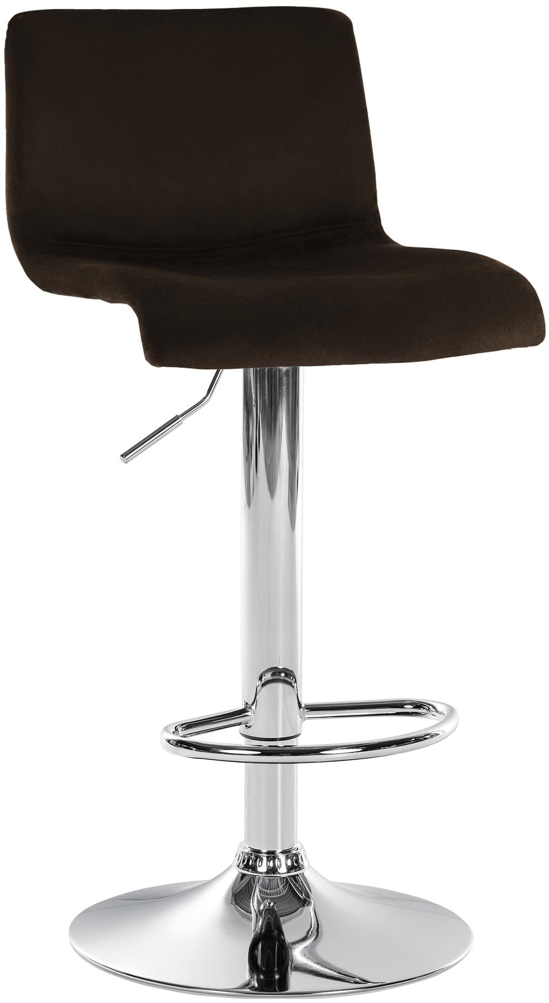 Hover velvet bar stool