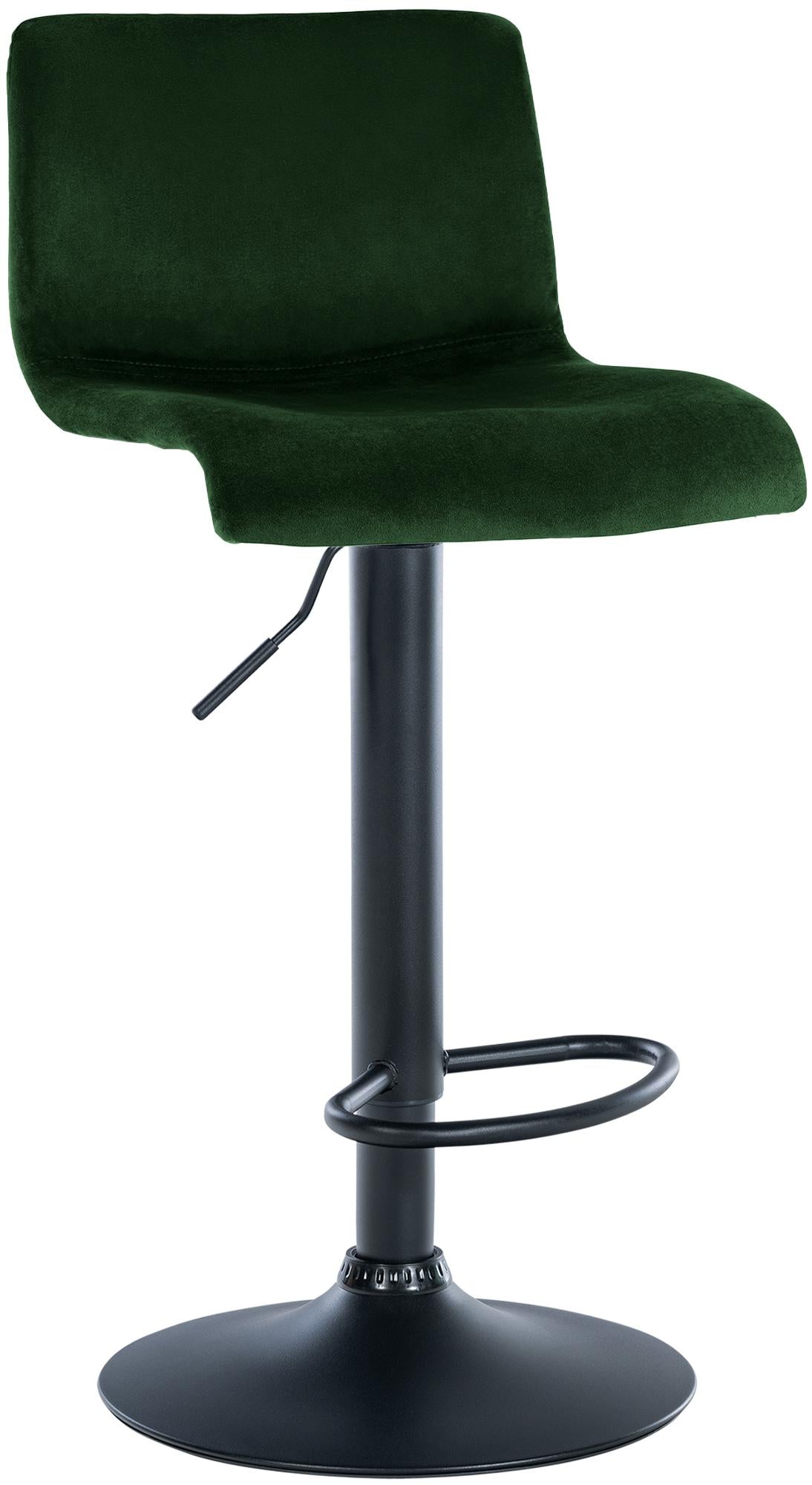Hover velvet bar stool