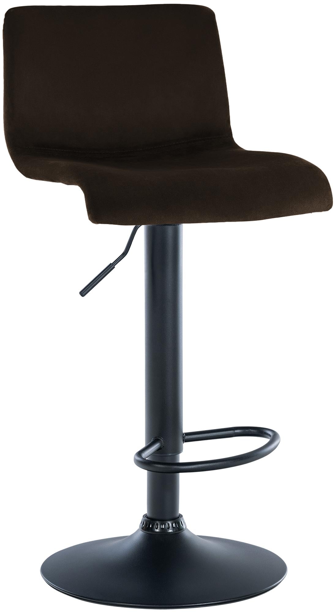 Hover velvet bar stool