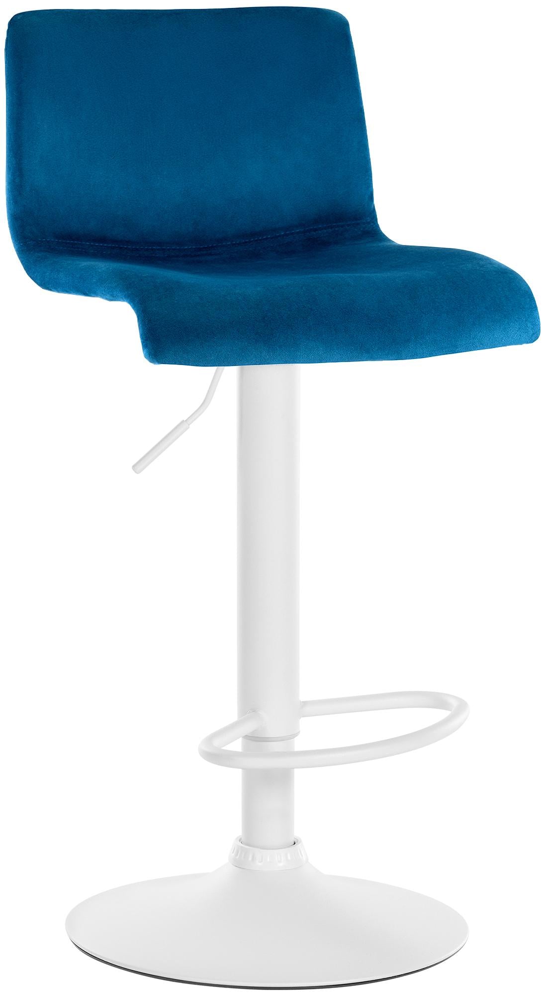 Hover velvet bar stool