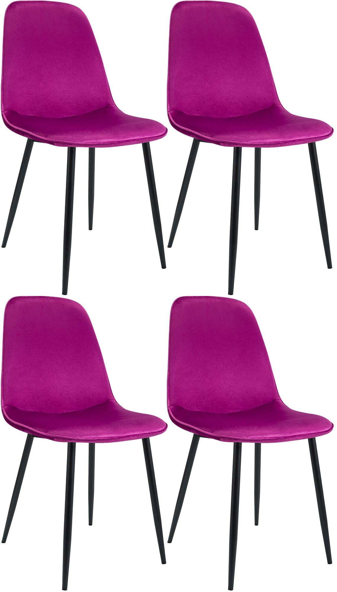 Set van 4 eetkamerstoelen Maryam