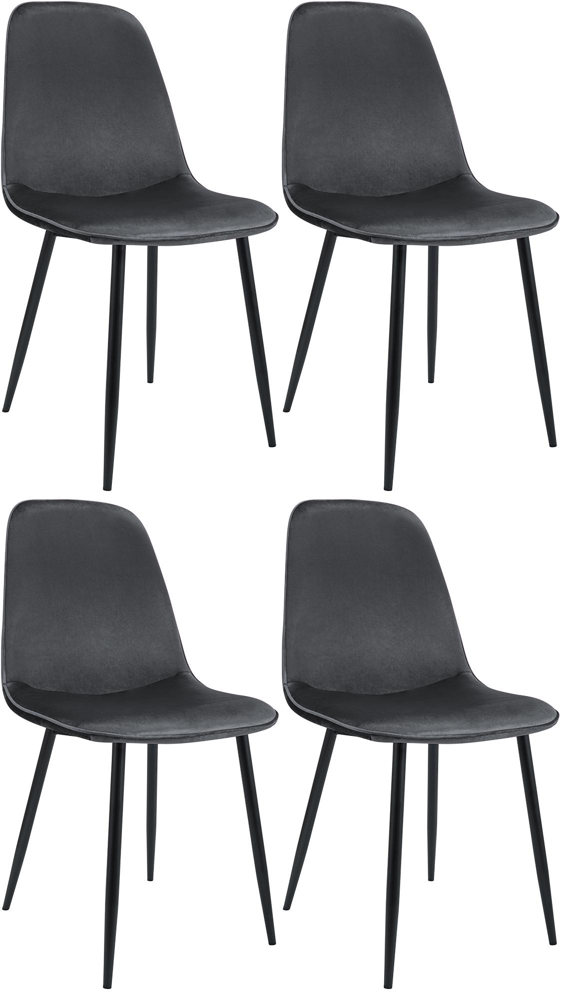 Set van 4 eetkamerstoelen Maryam