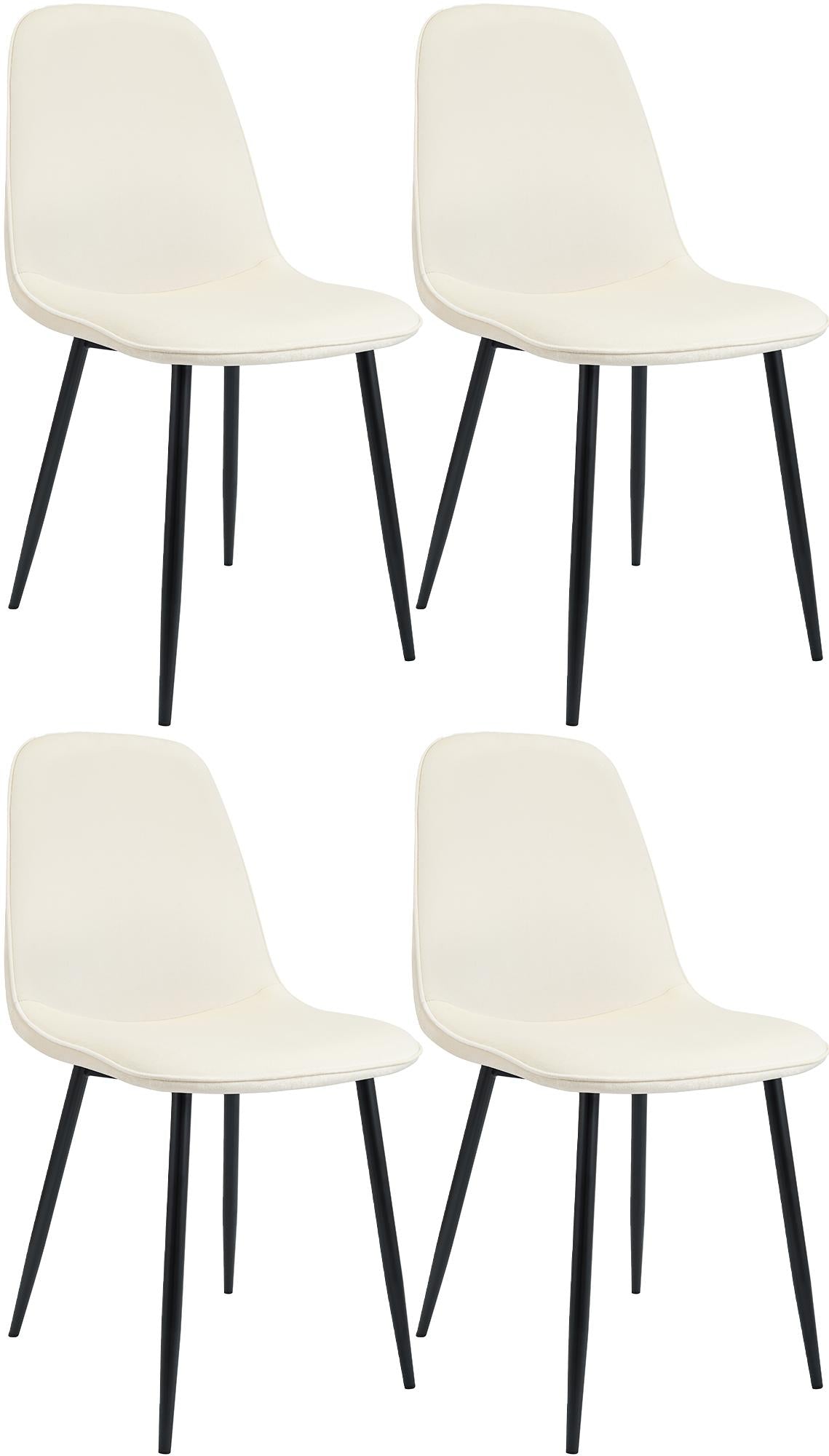 Set van 4 eetkamerstoelen Maryam