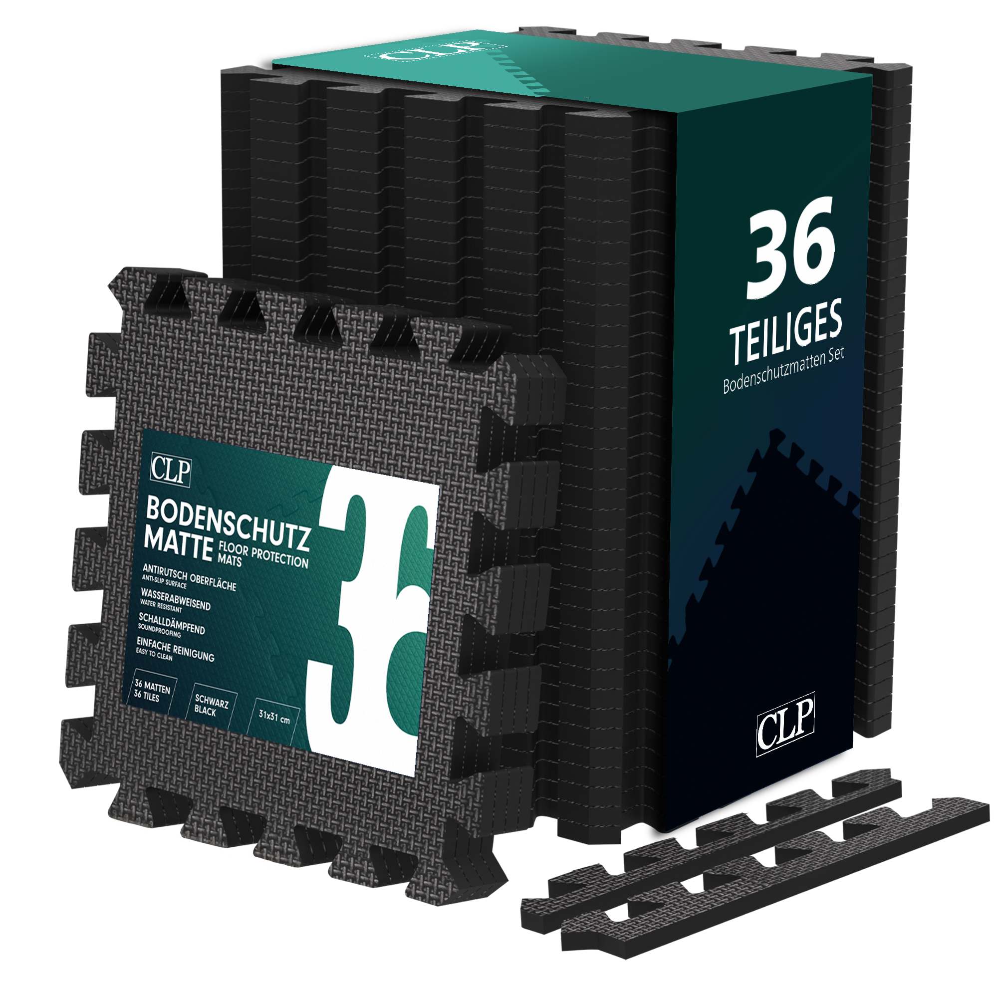 Vloerbeschermingsmatten 30x30 cm