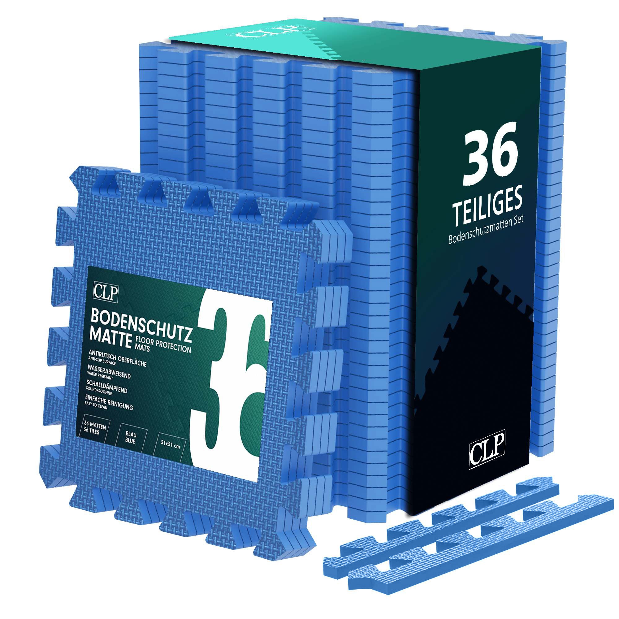 Vloerbeschermingsmatten 30x30 cm