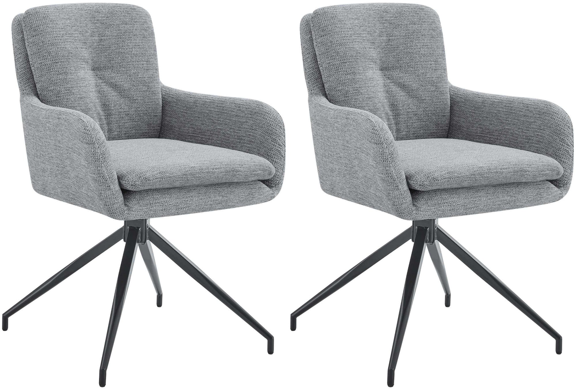 Set of 2 dining chairs, Pickett fabric