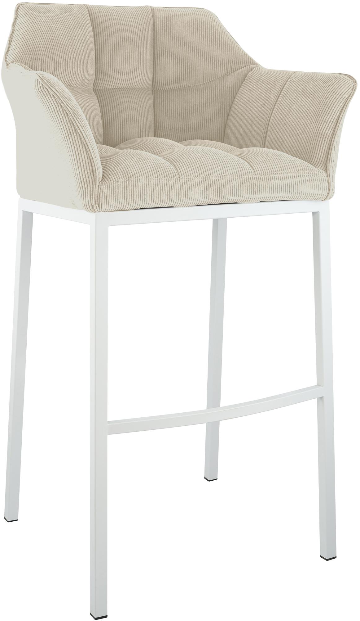 Damaso Cord bar stool with four-legged base