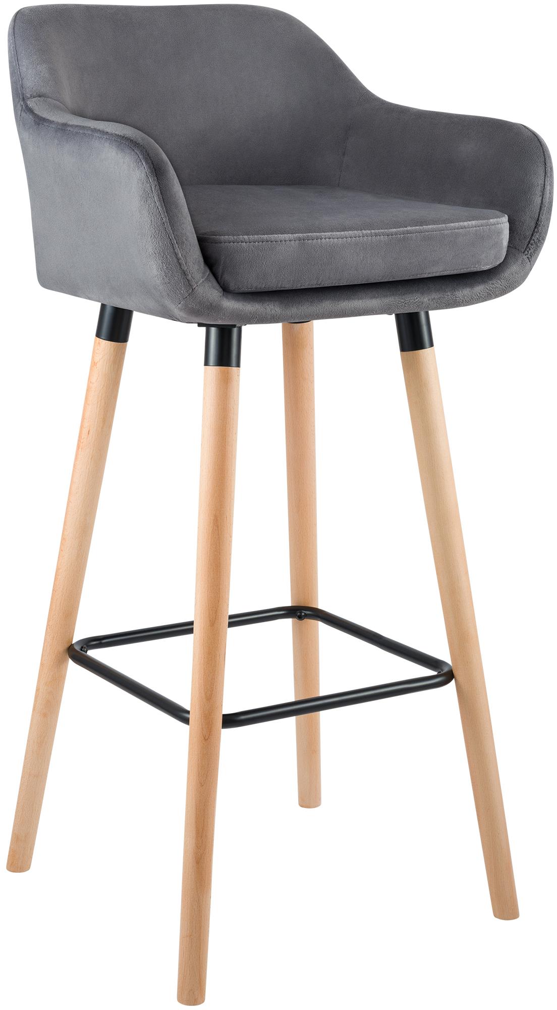 Bar stool Grant velvet
