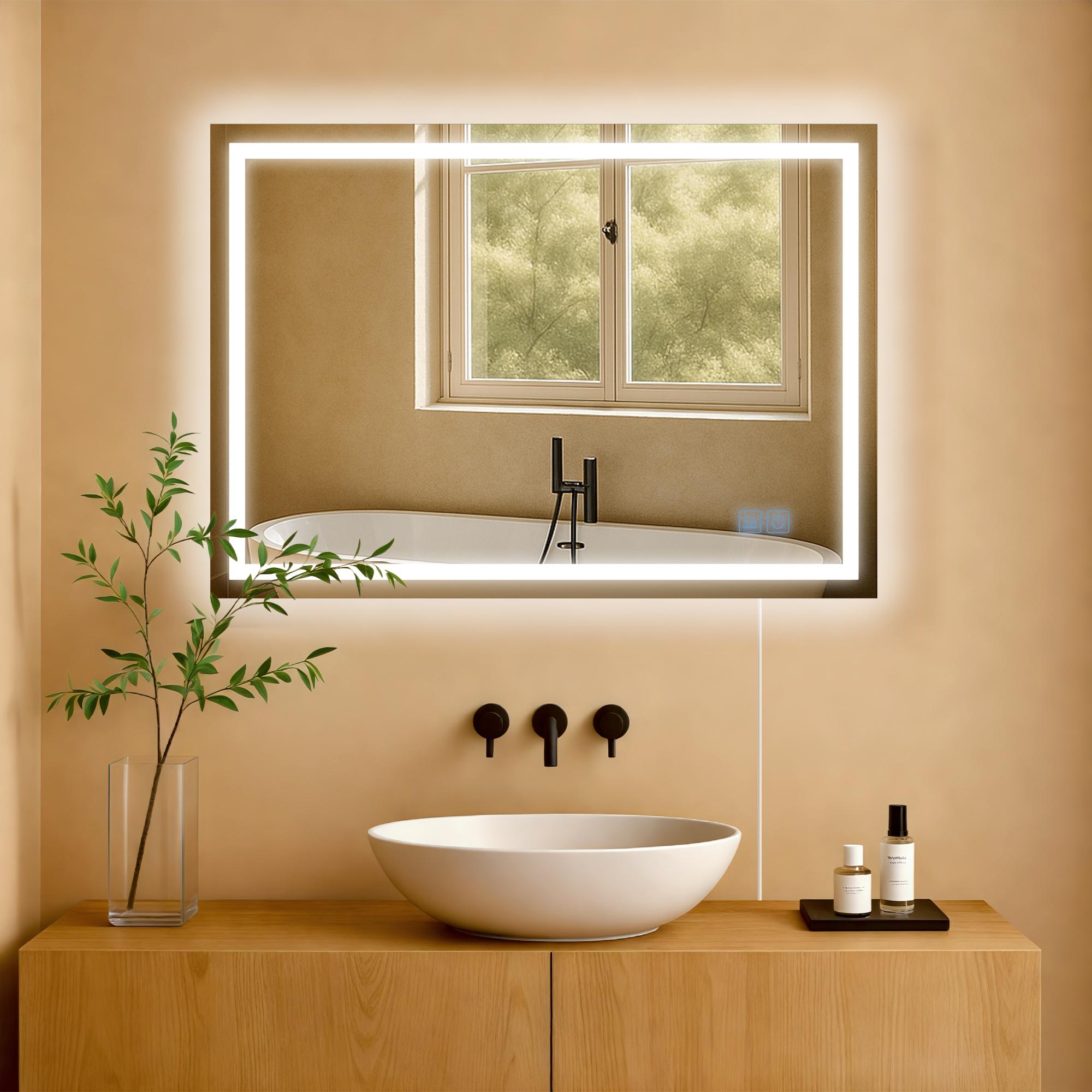 Jaffrey bathroom mirror