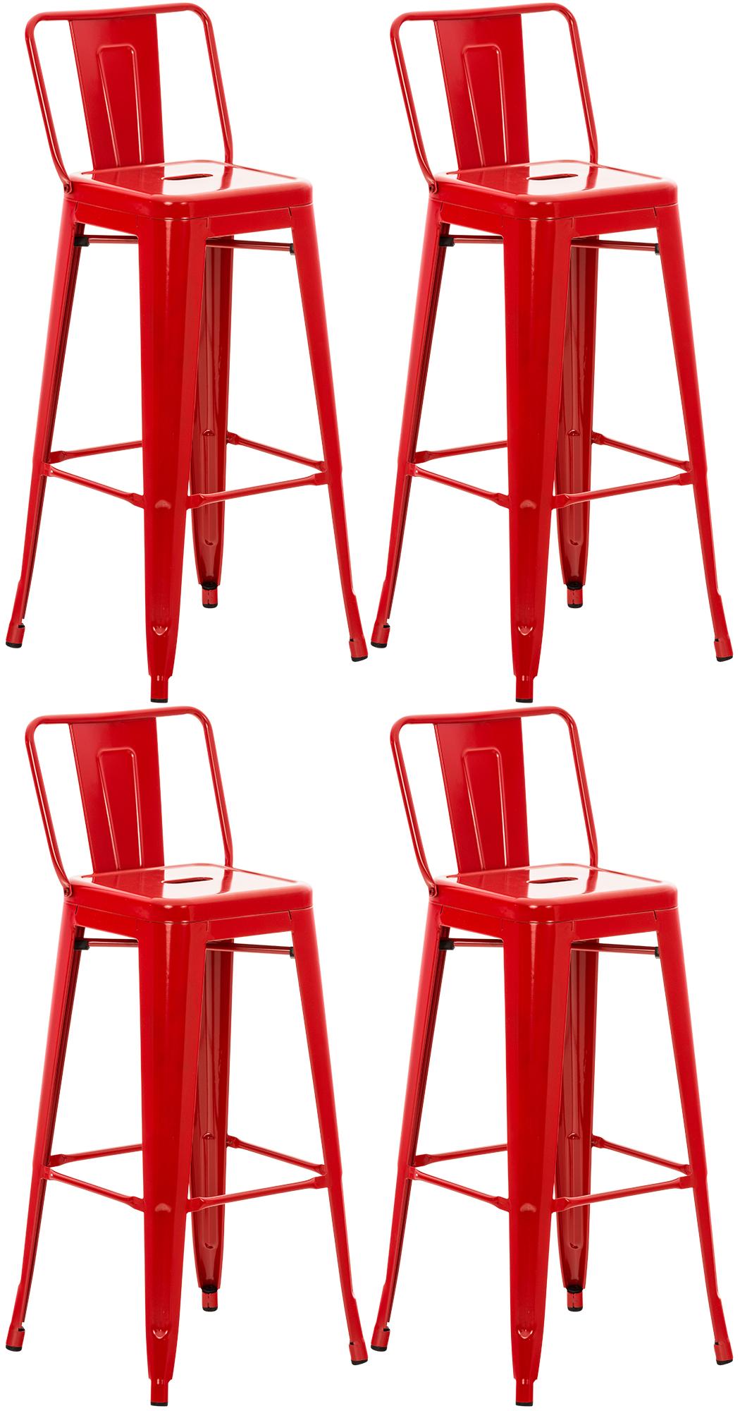 set van 4 Mason barkrukken
