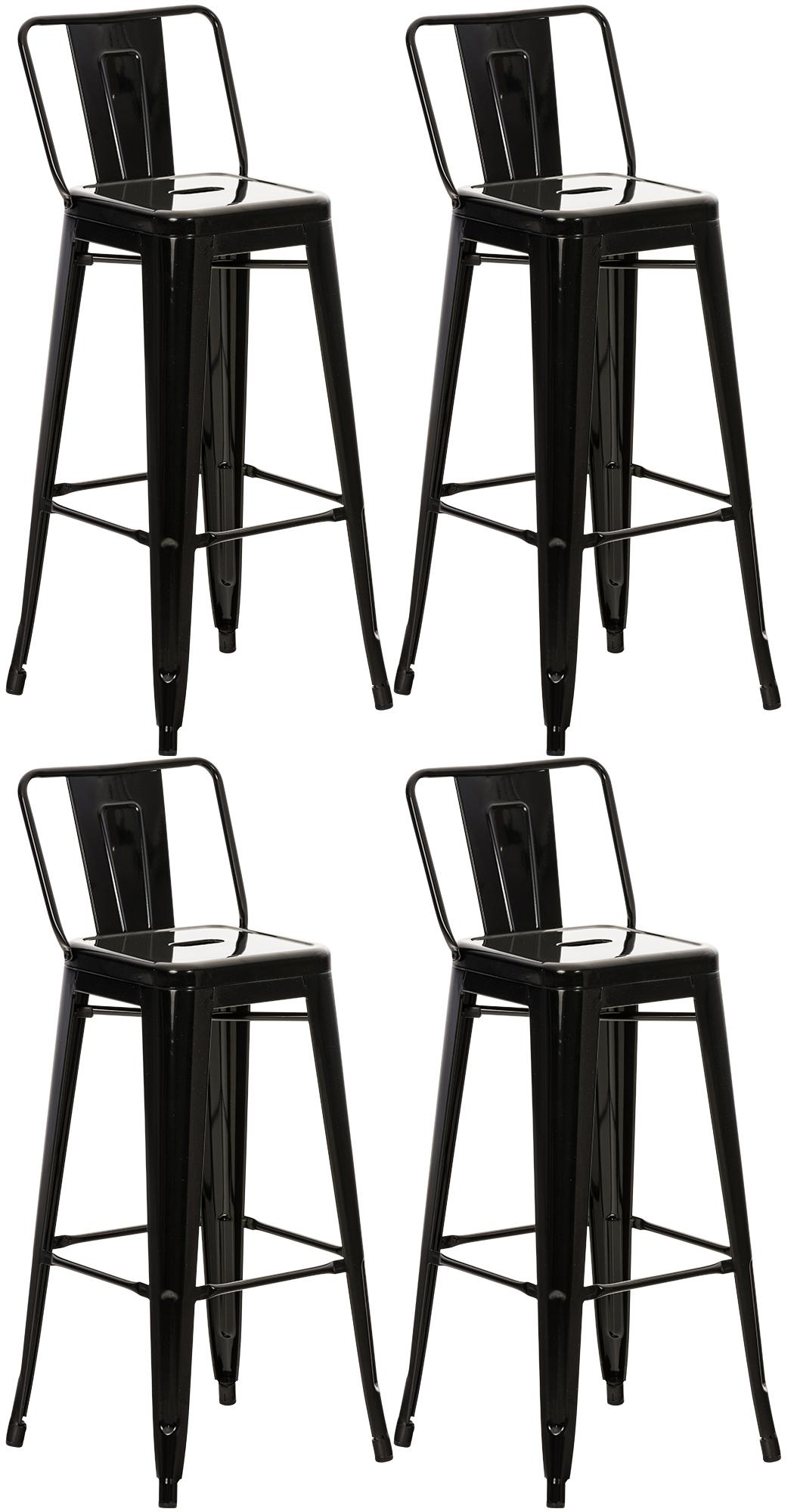 set van 4 Mason barkrukken