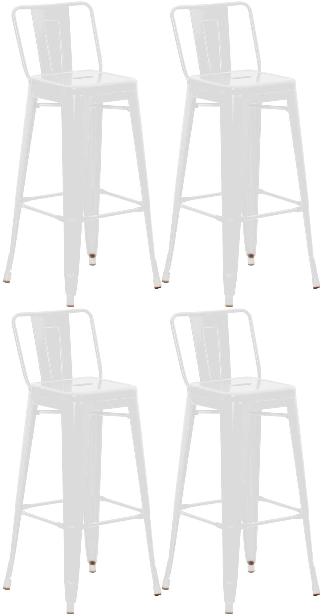 set van 4 Mason barkrukken
