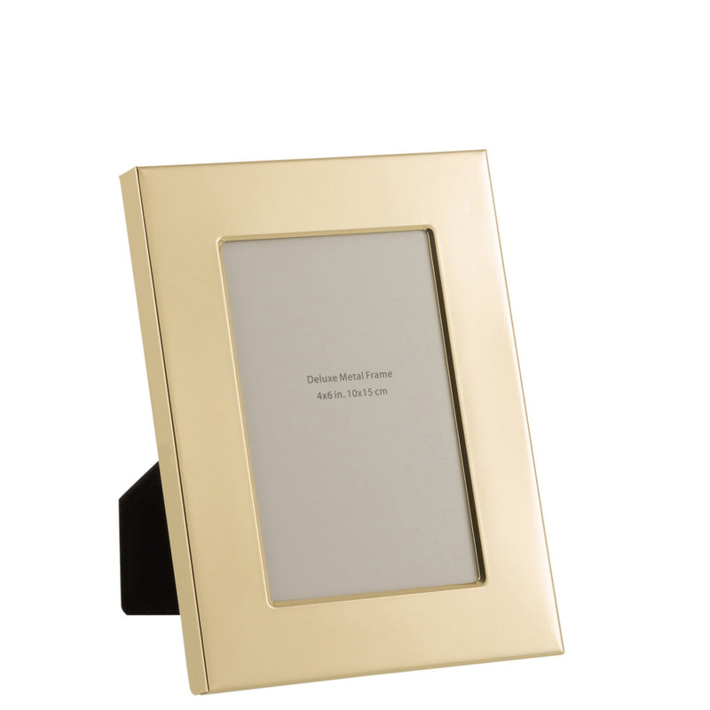 6er Set Goldene Fotorahmen mit Breitem Rand – 10X15 cm