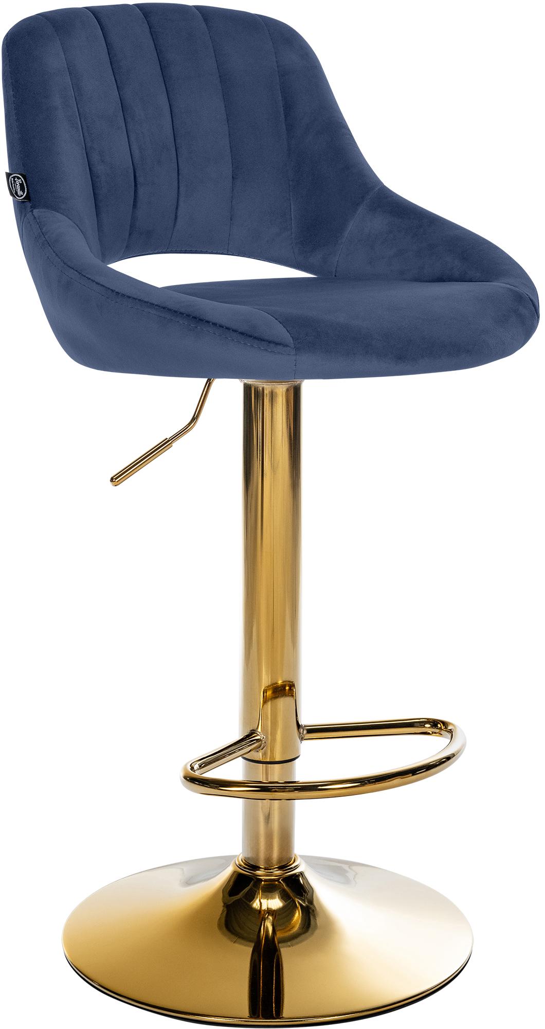 Bar stool Milet velvet