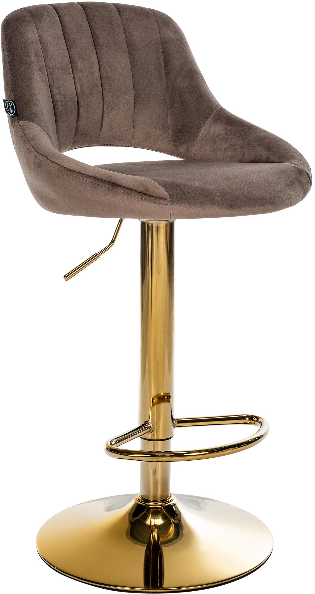 Bar stool Milet velvet
