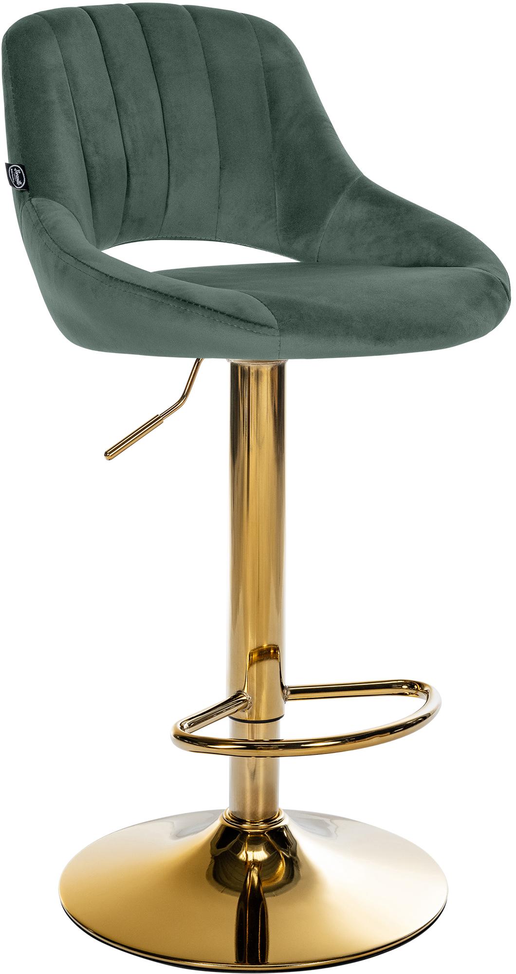 Bar stool Milet velvet
