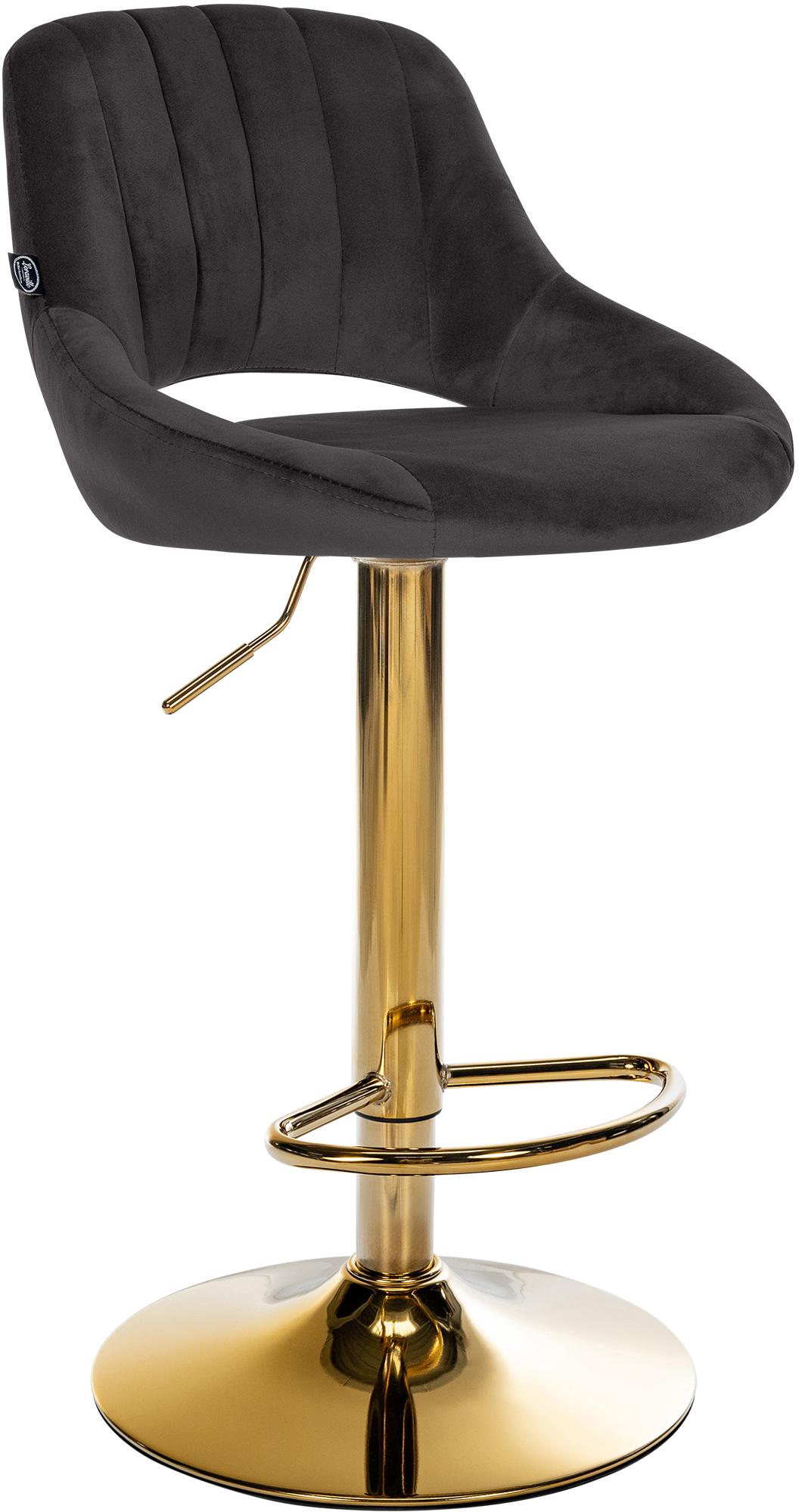 Bar stool Milet velvet