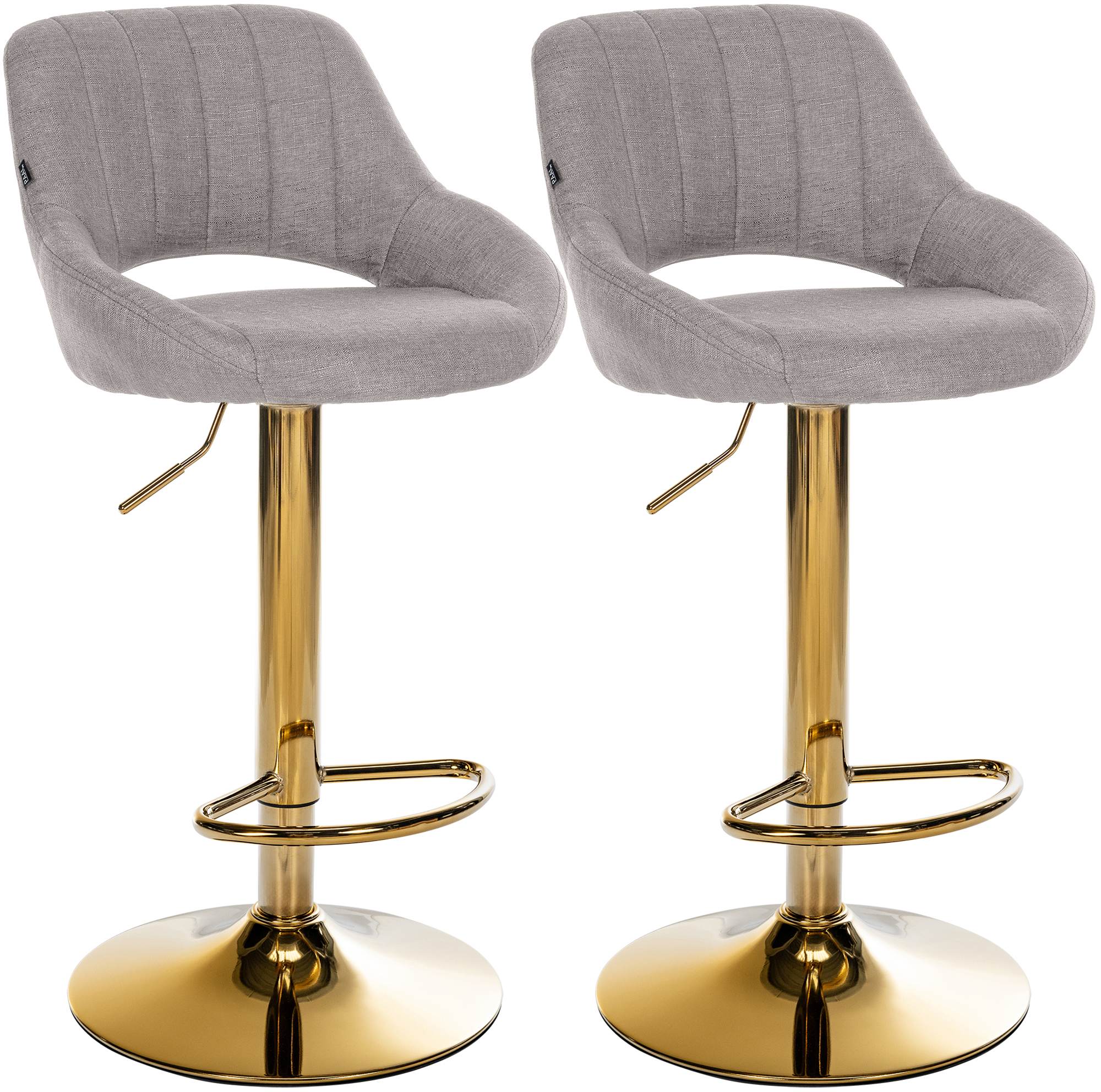 2er Set Barhocker Milet Stoff