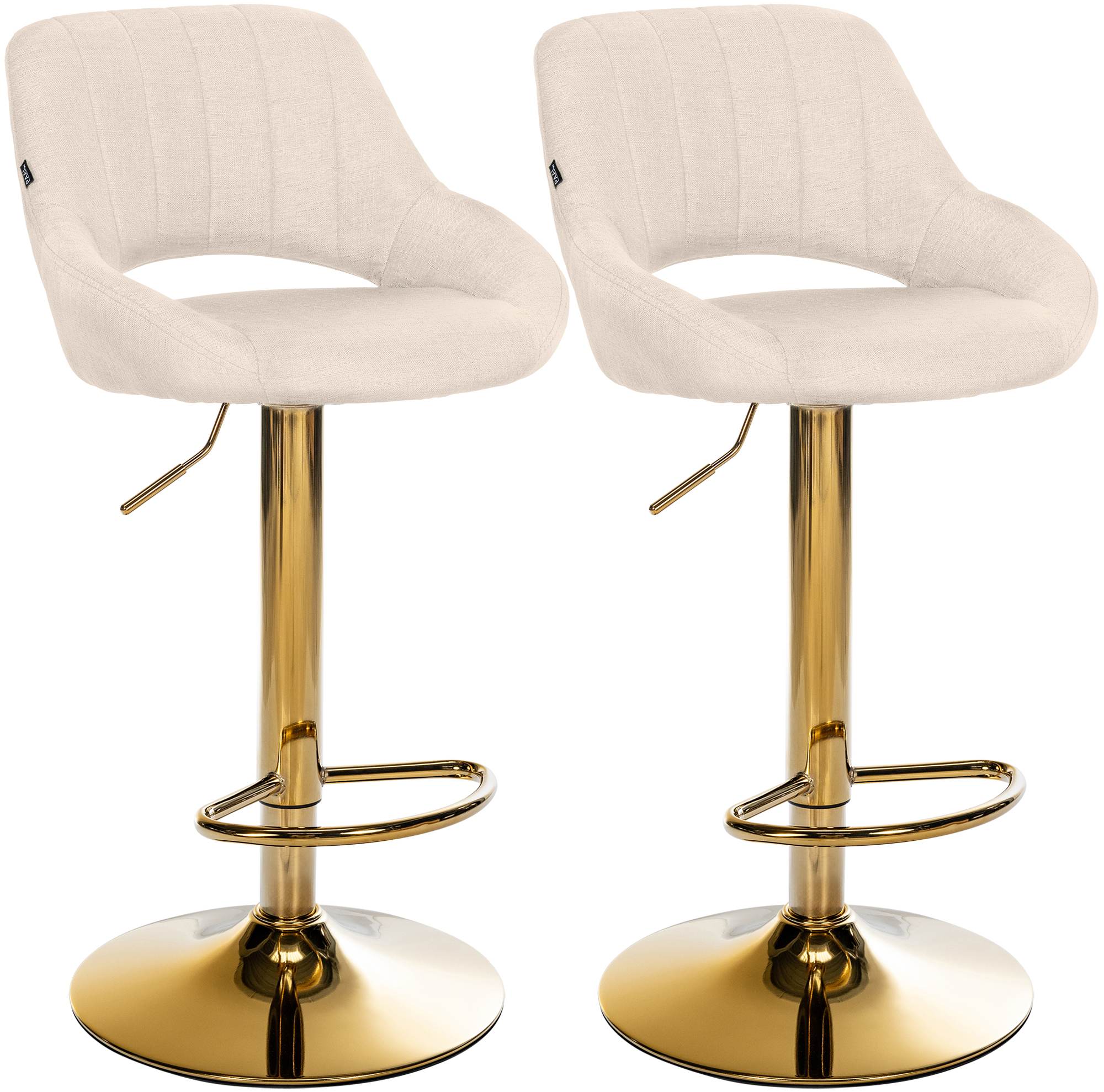 2er Set Barhocker Milet Stoff