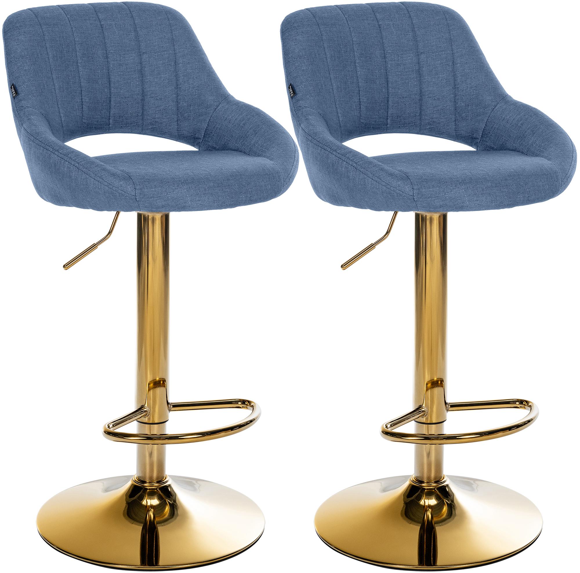 2er Set Barhocker Milet Stoff