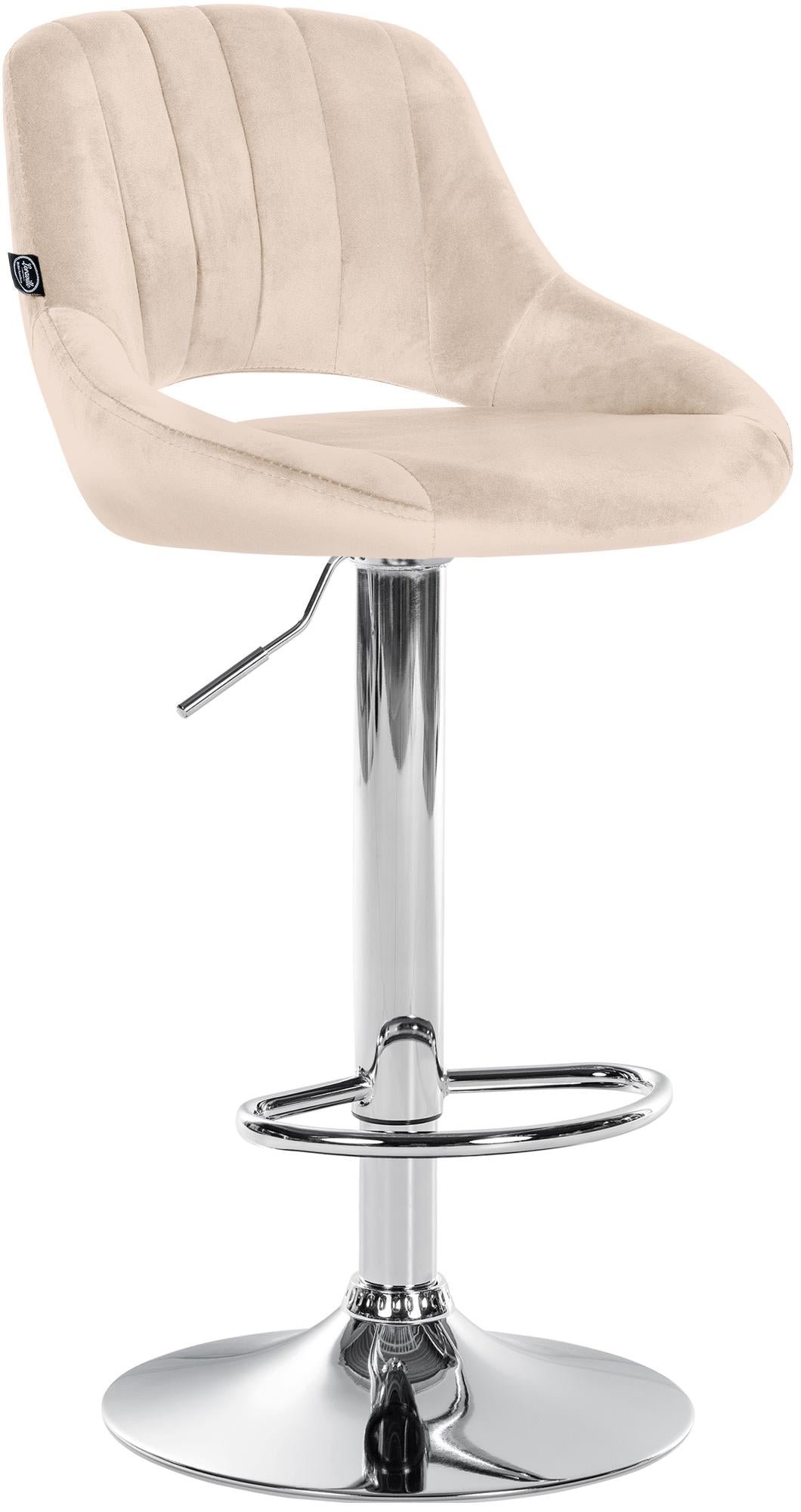 Bar stool Milet velvet