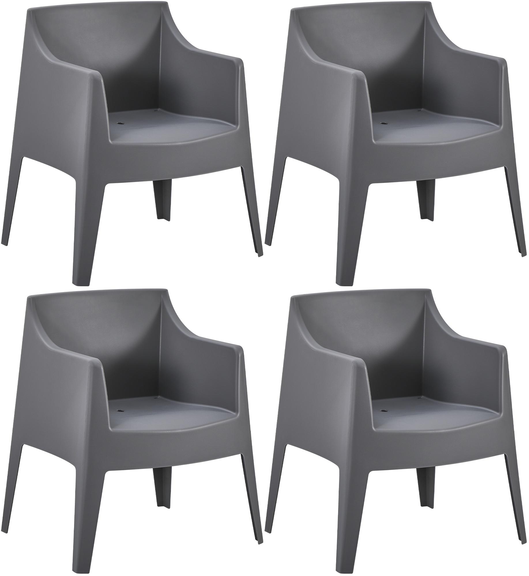 4er Set Gartenstühle Bartal