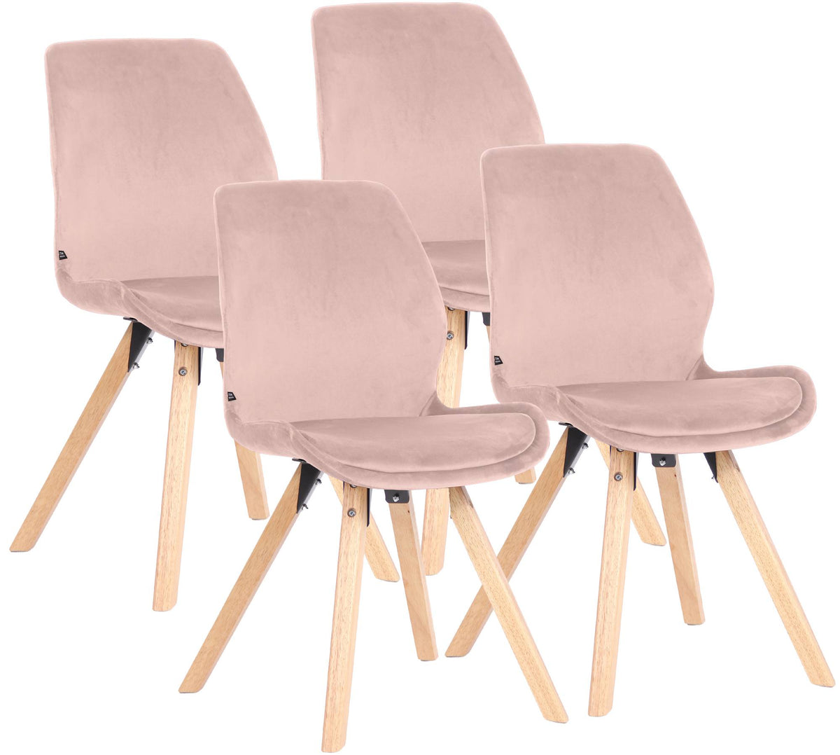 4er Set Stuhl Luna