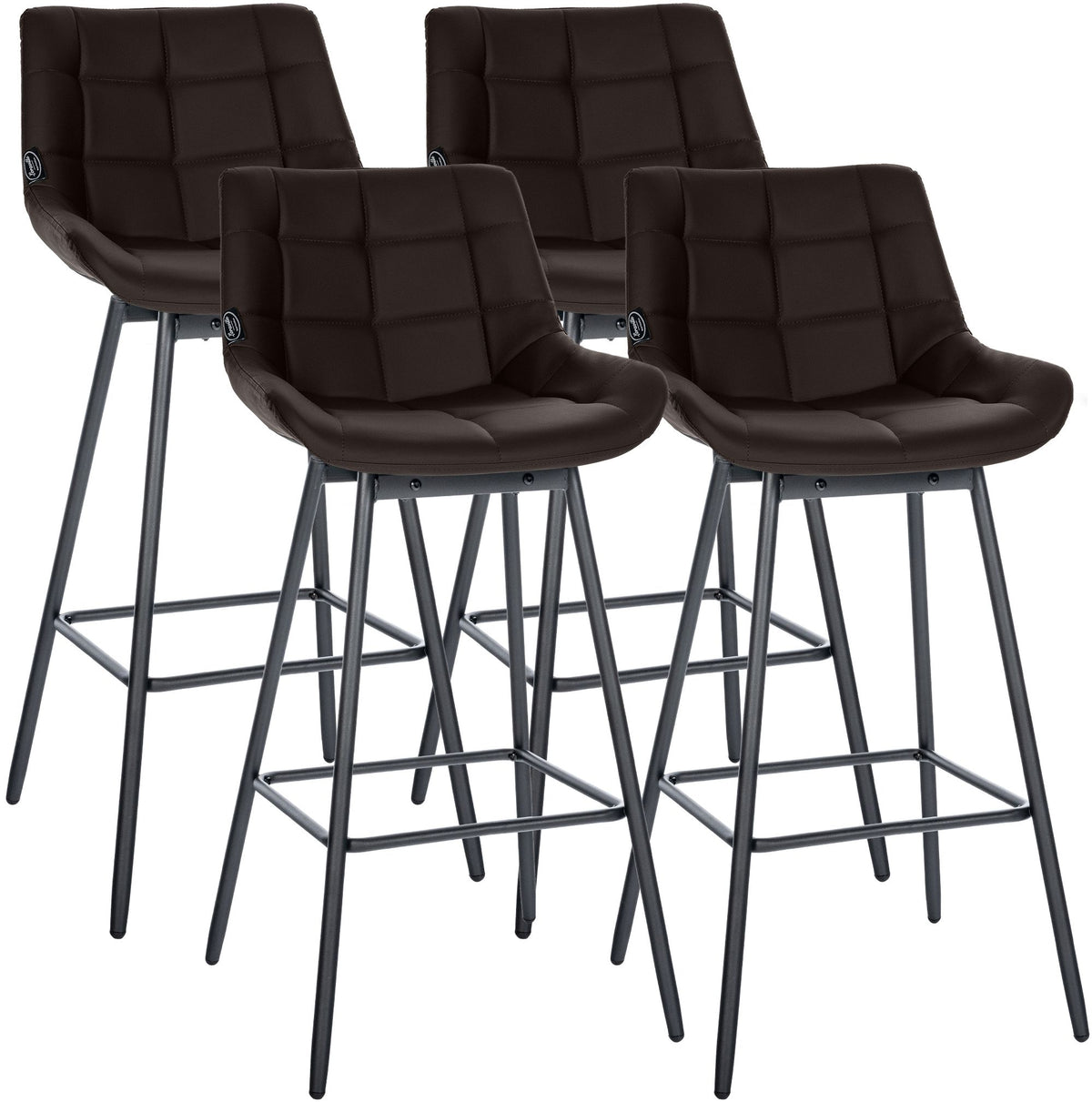 4er Set Barhocker Weston schwenkbar