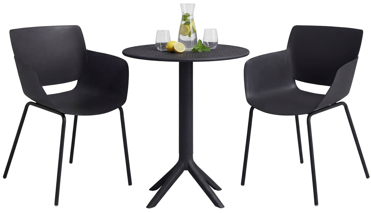 Gartenmöbel-Set Siora mit 2 Stühlen