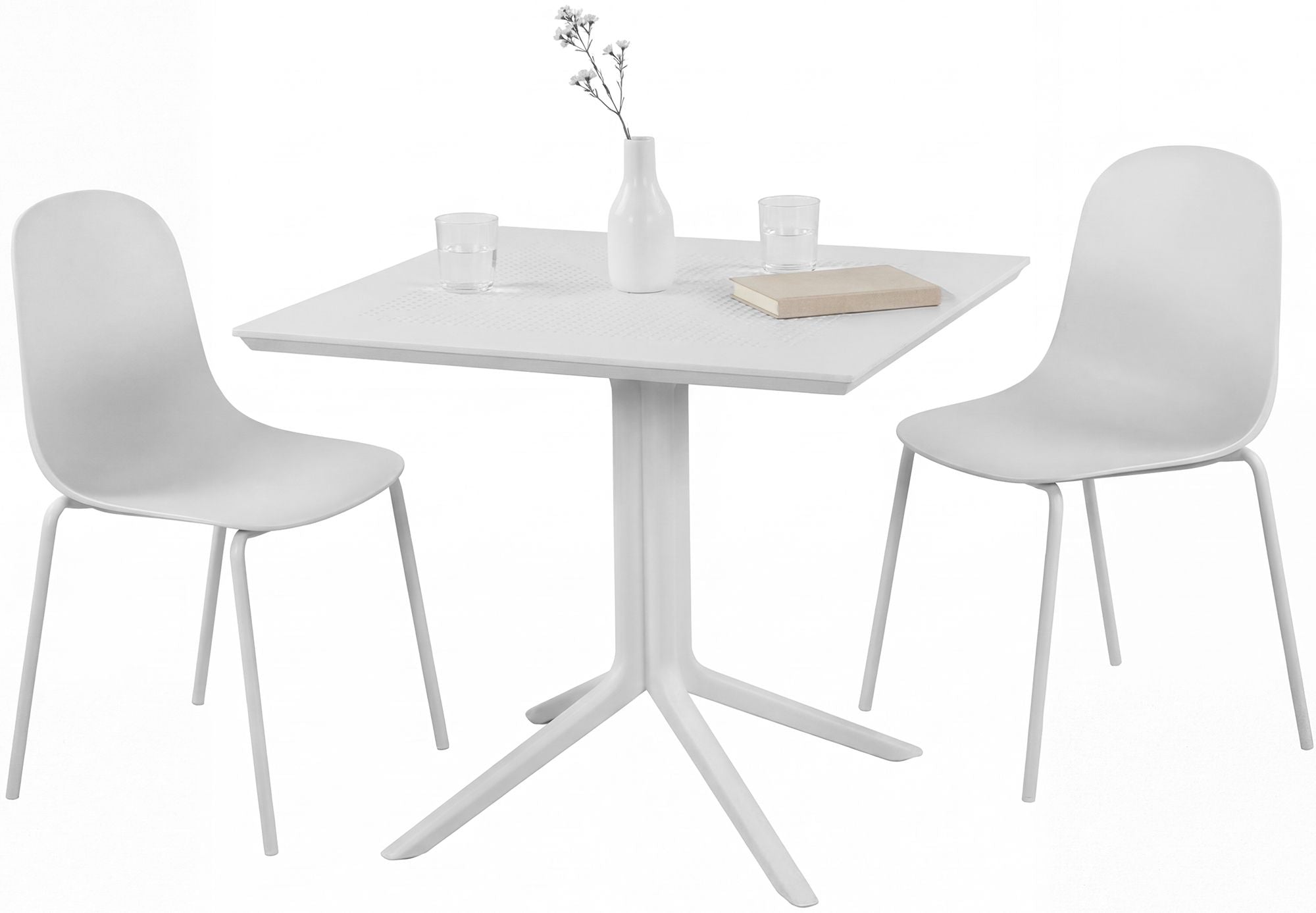 Gartenmöbel-Set Zeron mit 2 Stühlen