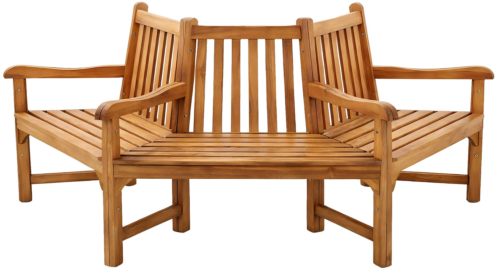 Kenna Tree Bench, Half-Round