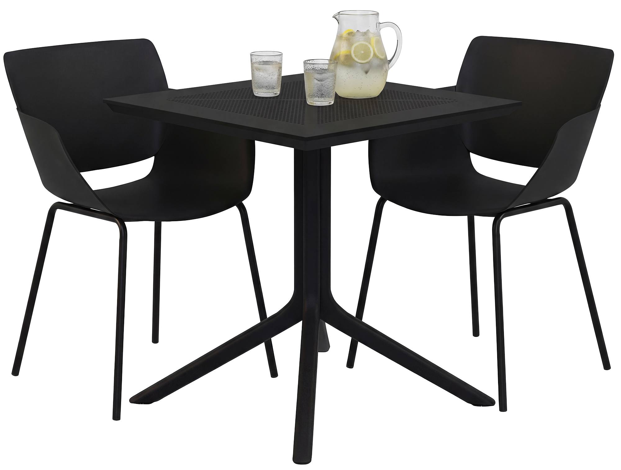 Gartenmöbel-Set Lirra mit 2 Stühlen