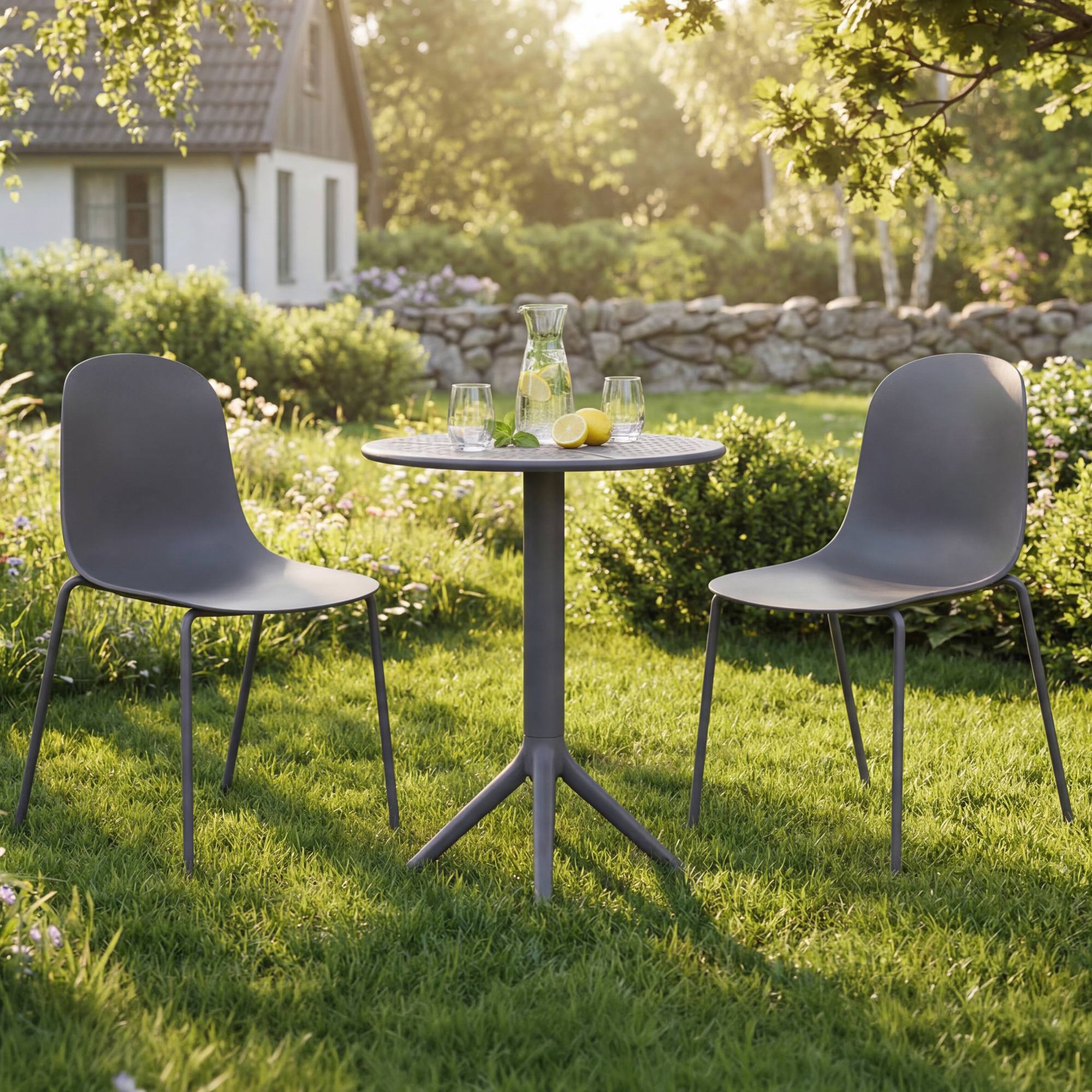 Gartenmöbel-Set Torin mit 2 Stühlen