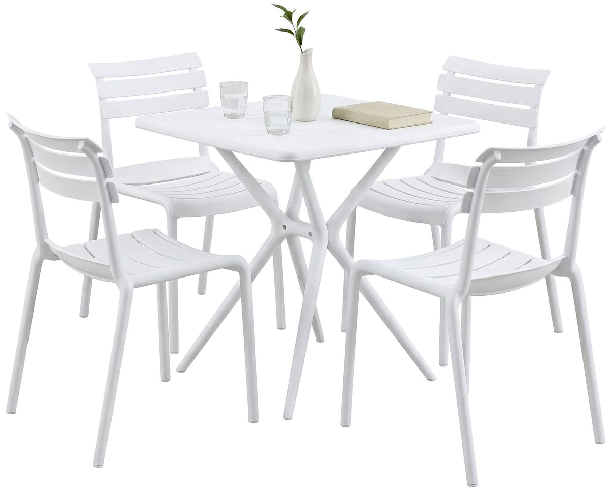 Gartenmöbel-Set Vela mit 4 Stühlen