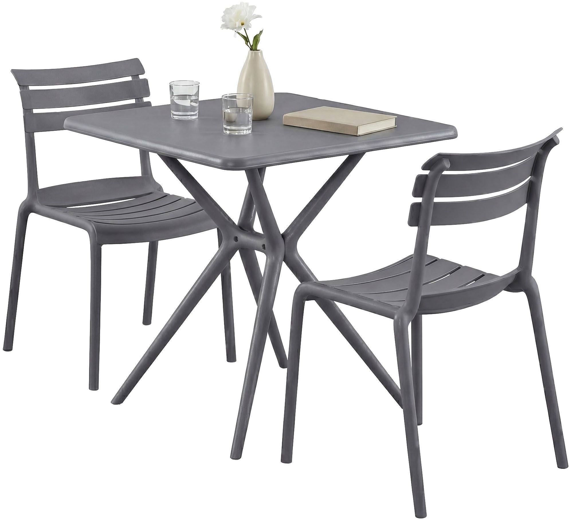 Gartenmöbel-Set Vela mit 2 Stühlen