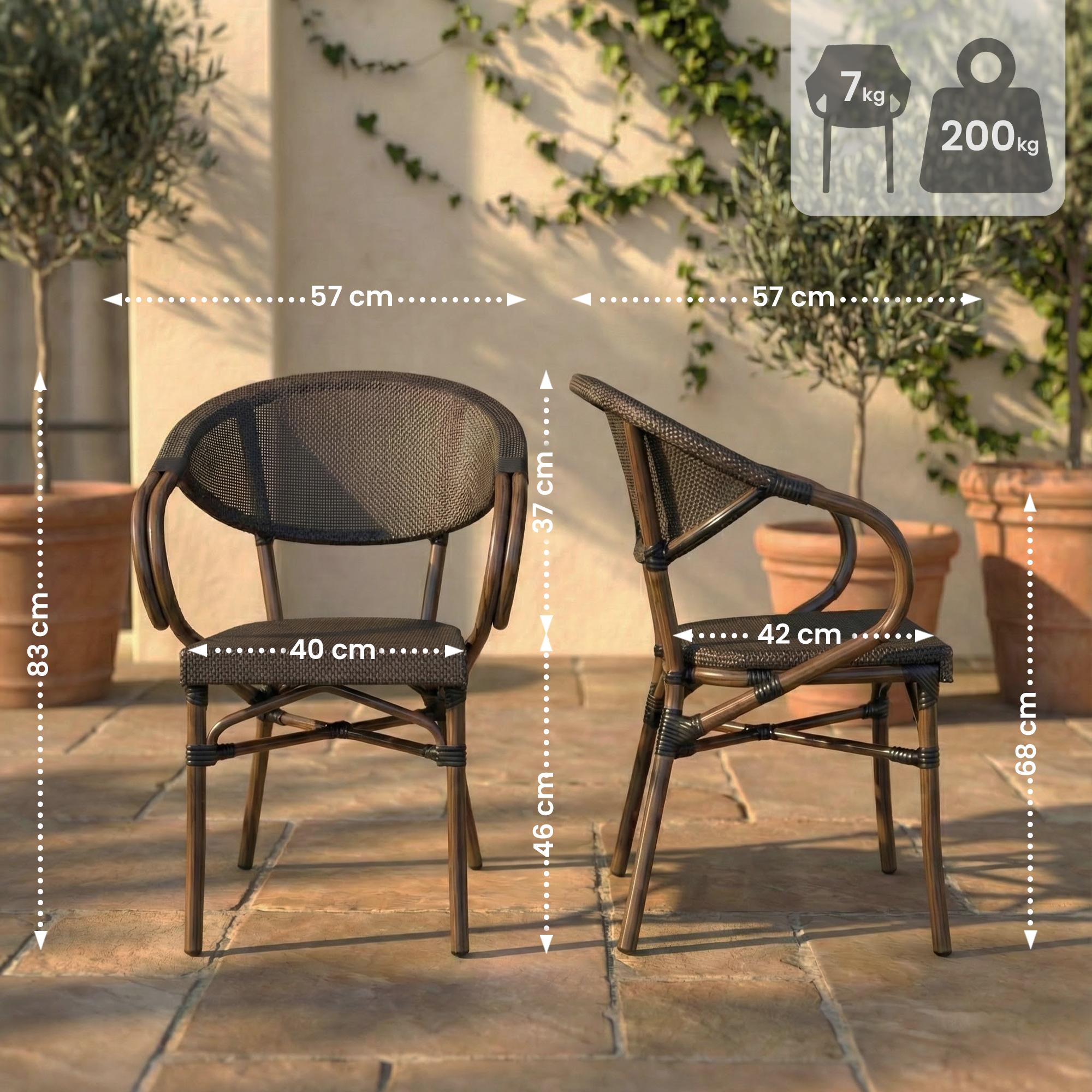 2er Set Bistrostuhl Sorva