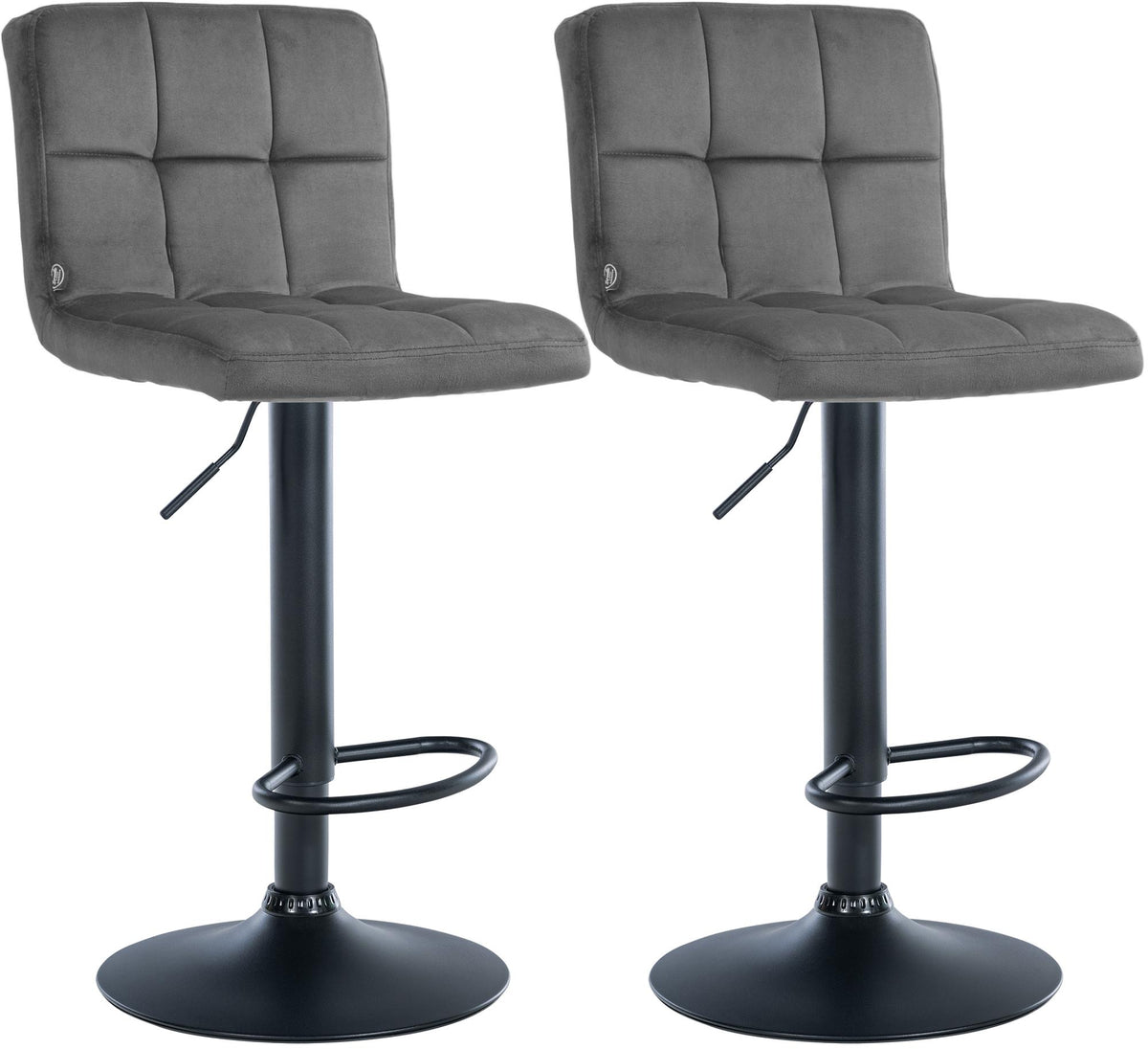 2er Set Barhocker Peru Samt