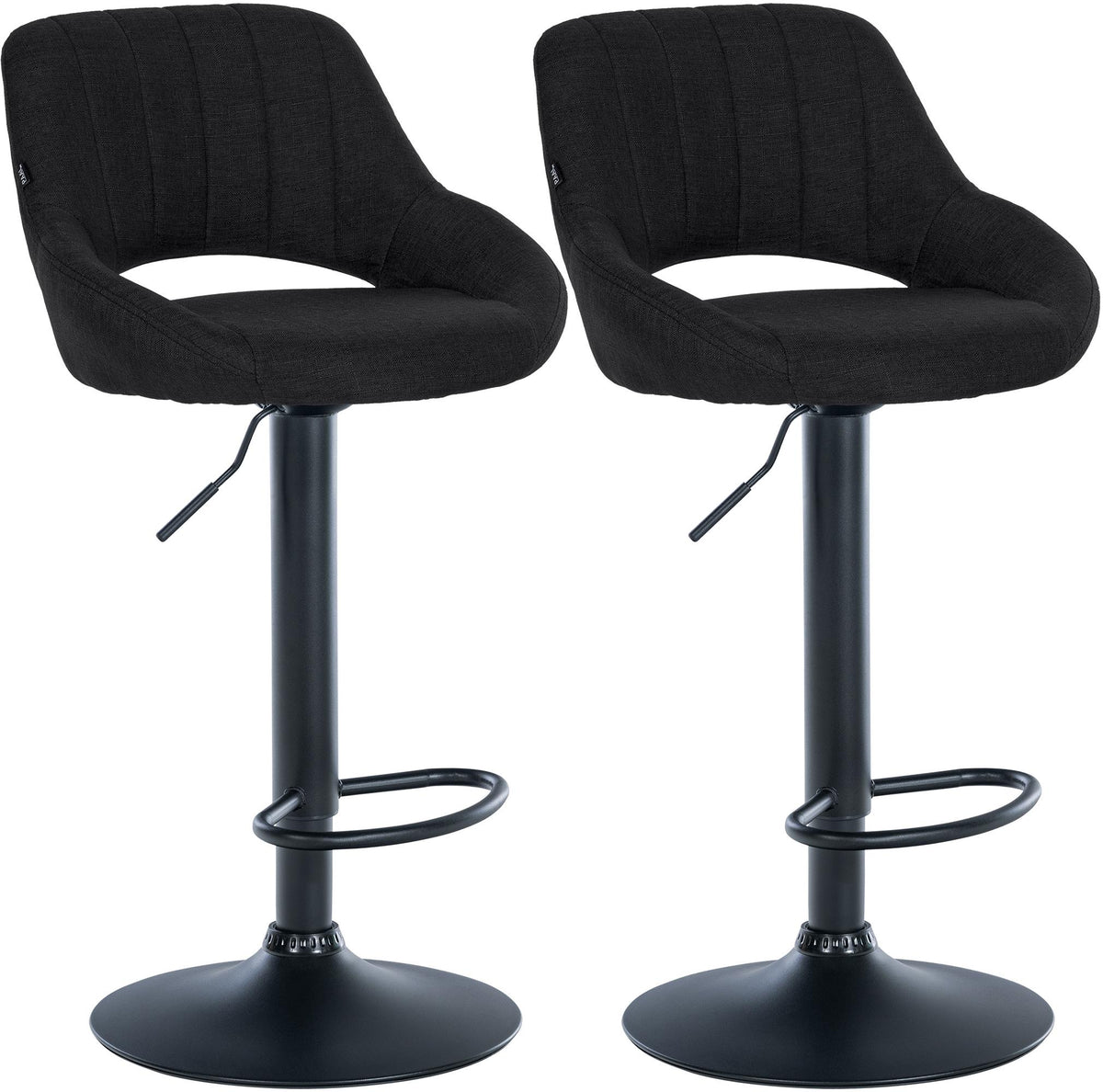 2er Set Barhocker Milet Stoff