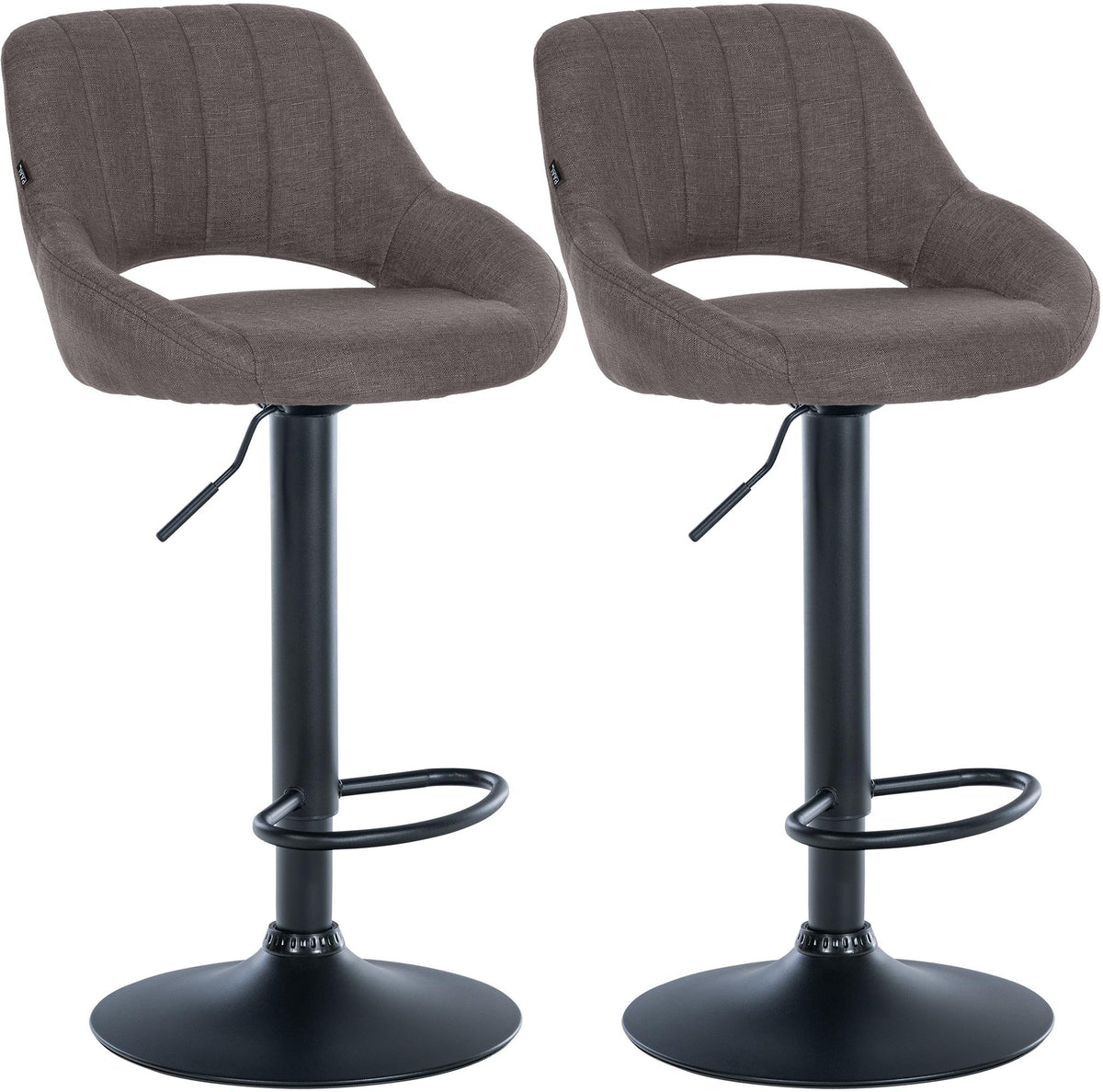 2er Set Barhocker Milet Stoff