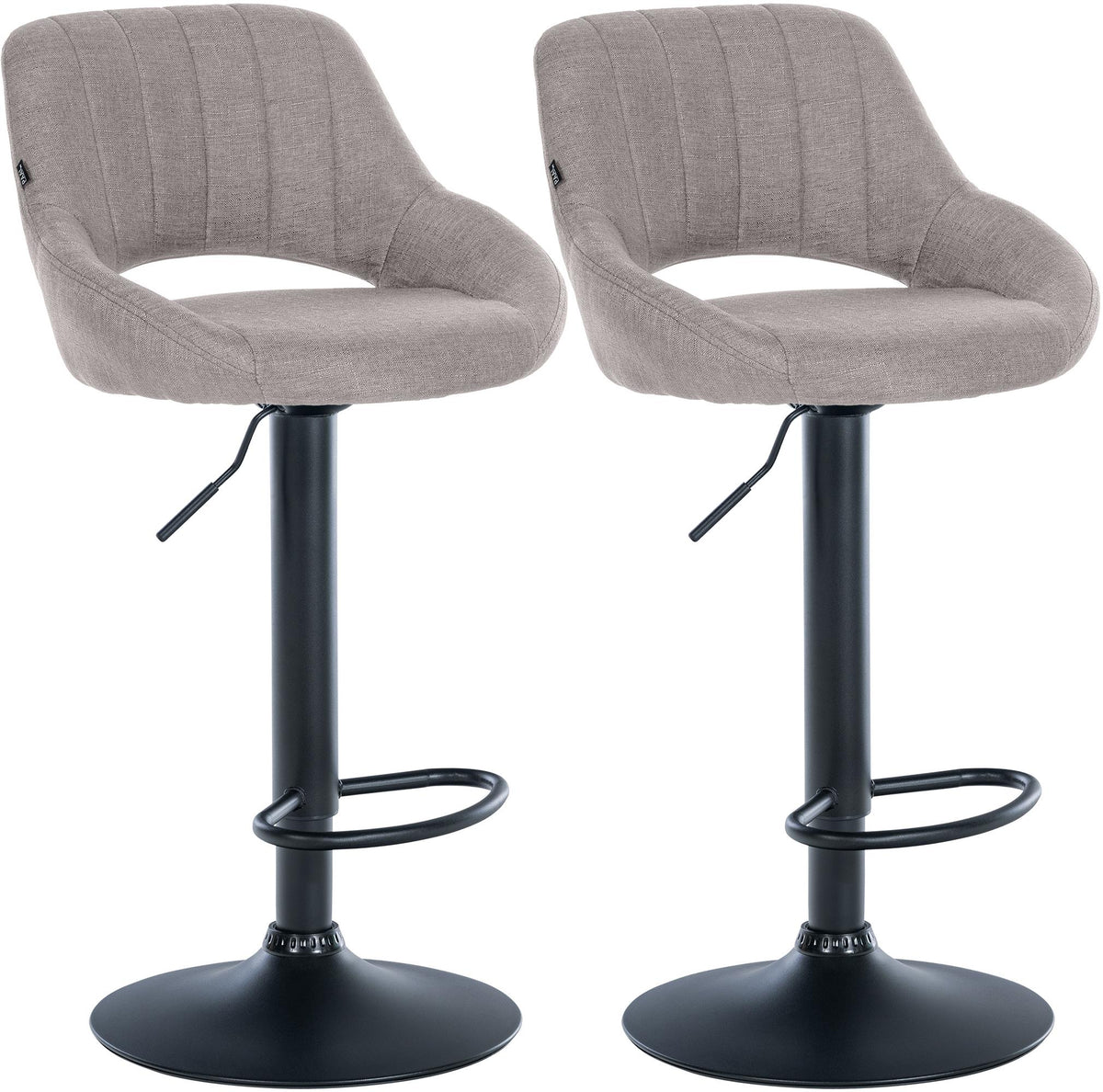 2er Set Barhocker Milet Stoff