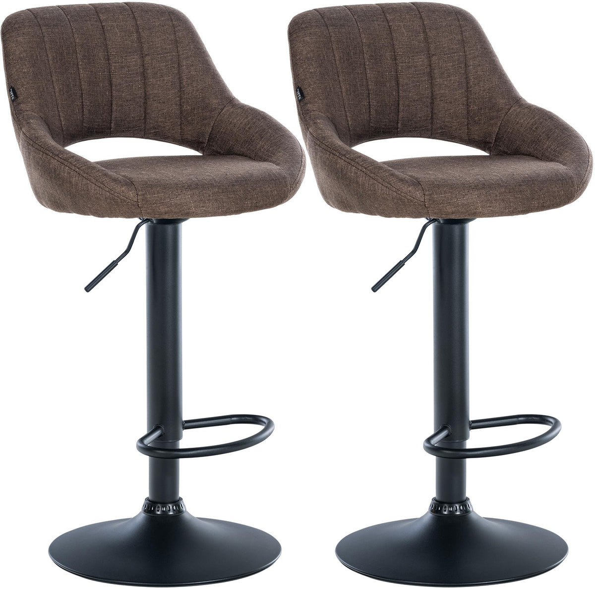 2er Set Barhocker Milet Stoff