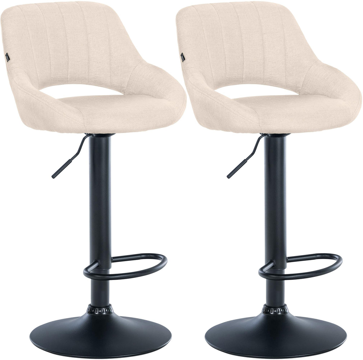 2er Set Barhocker Milet Stoff