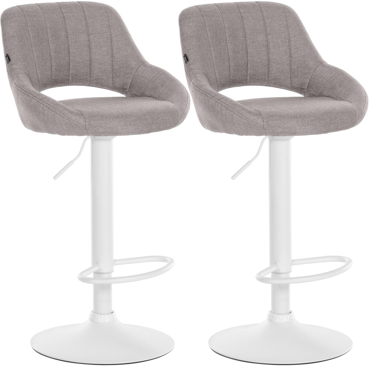 2er Set Barhocker Milet Stoff