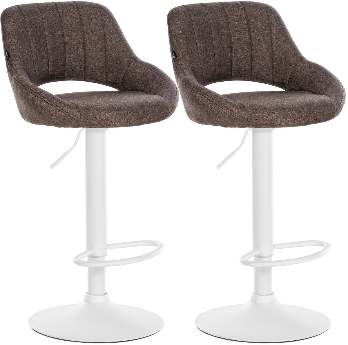 2er Set Barhocker Milet Stoff