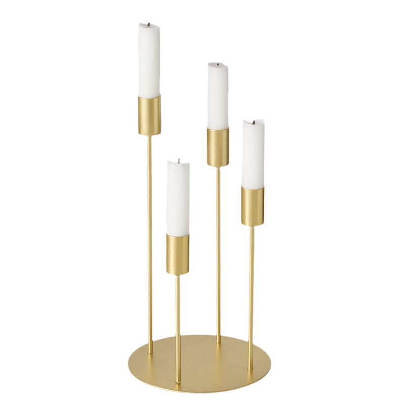 Elegante Junto kandelaar in goud, 29 cm