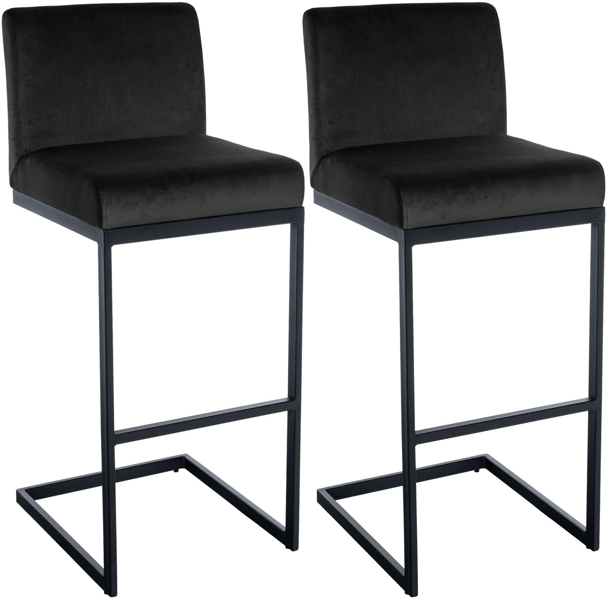 2er Set Barhocker Hopewell Samt