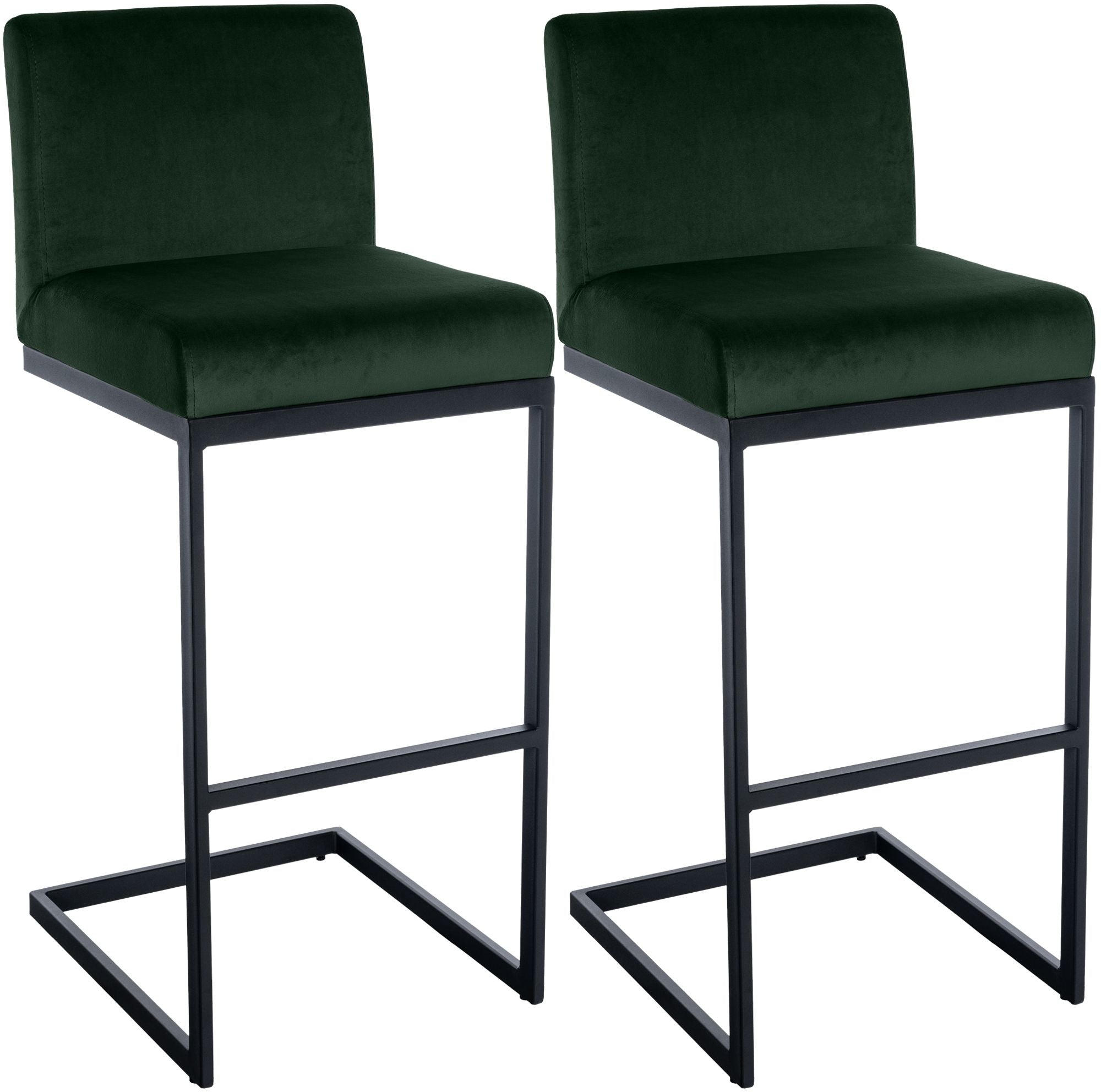 2er Set Barhocker Hopewell Samt